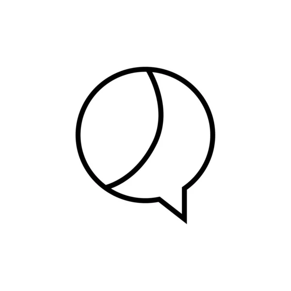 Text Messaging Symbol Vektor Illustration — Stockvektor