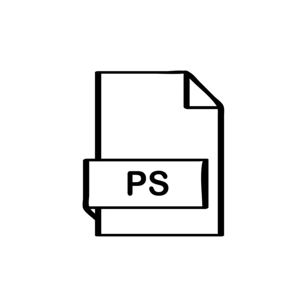Formato Arquivo Ícone Ilustração Vetorial — Vetor de Stock