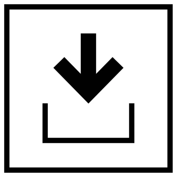 Symbol Herunterladen Vektor Illustration — Stockvektor