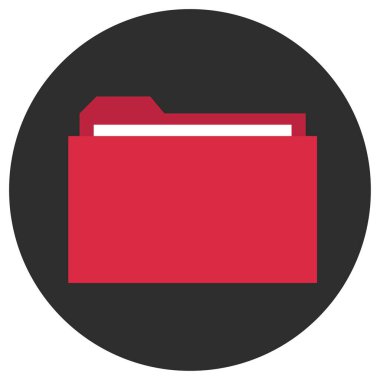 Web ve mobil uygulama tasarımınız için beyaz arkaplanda izole edilmiş dizin simgesi vektörü 