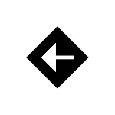 ok basit simge vektör illüstrasyonu 