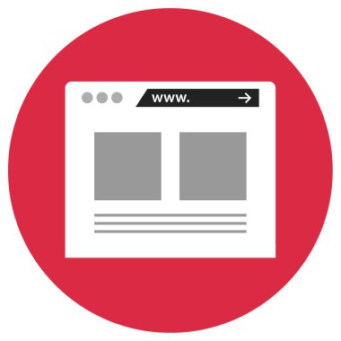 Kablo çerçeve simgesinin vektör illüstrasyonu