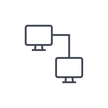 ağ basit vektör illüstrasyonu  