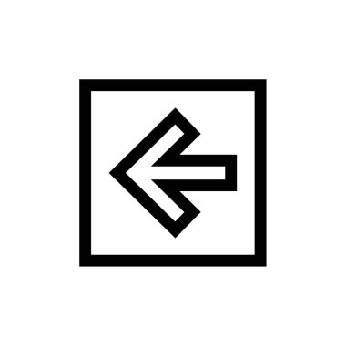 ok basit simge vektör illüstrasyonu 