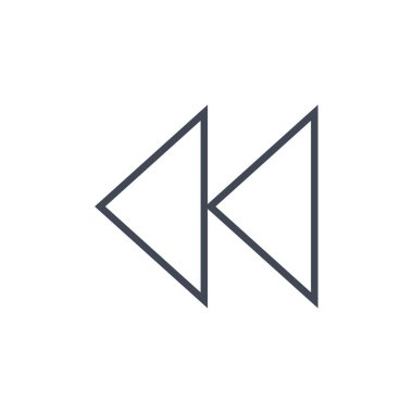 ok basit simge vektör illüstrasyonu 