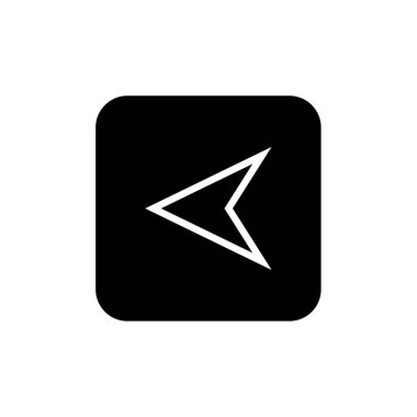 ok basit simge vektör illüstrasyonu 