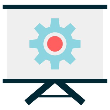 İnternet üzerinden iş ayarlama seçenekleri. simge vektör illüstrasyonu 