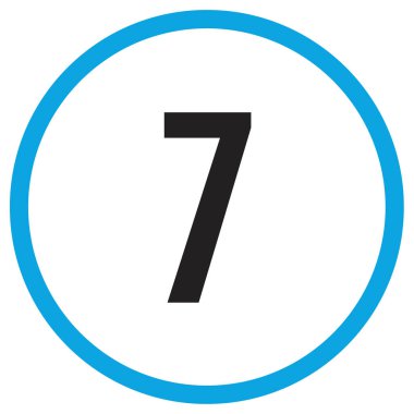 Sayısal. Web simgesi basit illüstrasyon