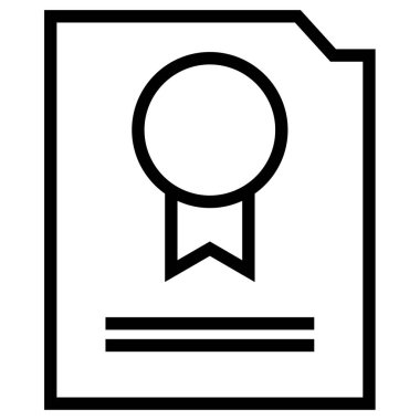 iş raporu simgesi basit illüstrasyon