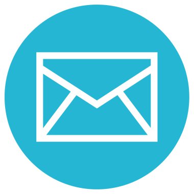 posta web simgesi, basit illüstrasyon 