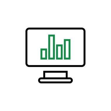 bilgisayar simgesi vektör illüstrasyonu