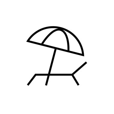 şemsiye satırı biçim vektör tasarımı 