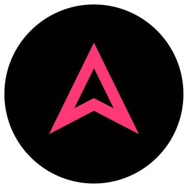 Navigasyon iğne işareti basit simge, vektör illüstrasyonu