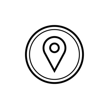 navigasyon simgesi vektör illüstrasyonu