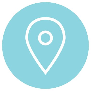 gps. Web simgesi basit illüstrasyon