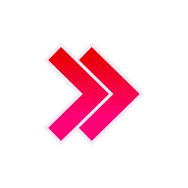 soyut geometrik ok logo şablonu simgesi 