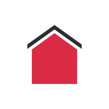 Ev simgesi vektör illüstrasyonu