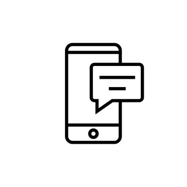 mobil simge vektör işareti 