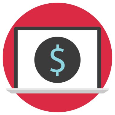 para simgesi vektör illüstrasyonu 