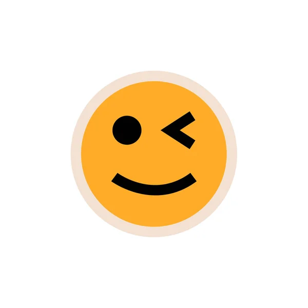Emoji Gezichtsuitdrukking Symbool Emoticon Icoon Vector Illustratie — Stockvector