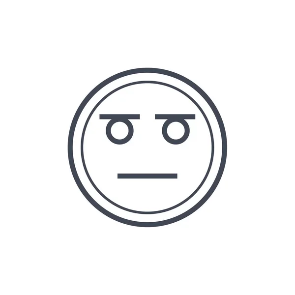Векторная Иллюстрация Выражения Эмодзи Лица Символ Эмоций — стоковый вектор