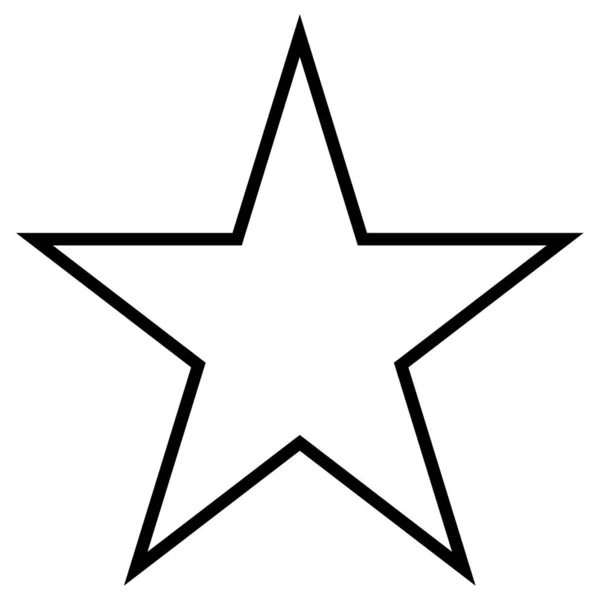 Star Icône Web Illustration Simple — Image vectorielle