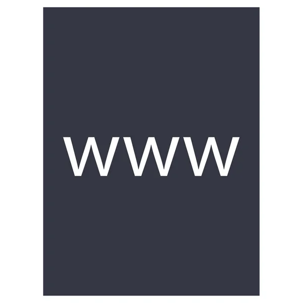 Web Line Icoon Browser — Stockvector