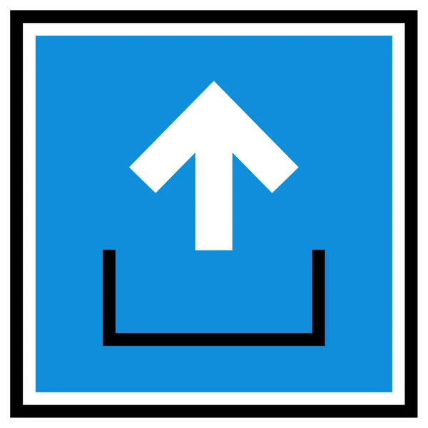 Upload Icon Vector Illustration — Stock Vector
