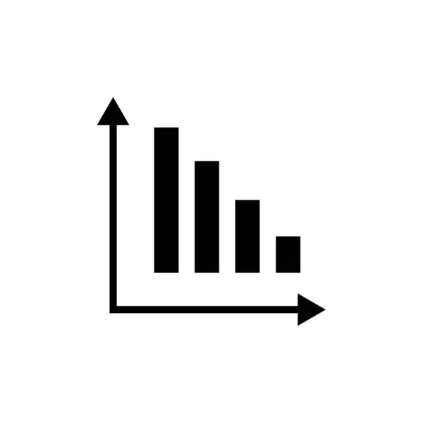 Ikona Wektora Paska Wzrostu — Wektor stockowy
