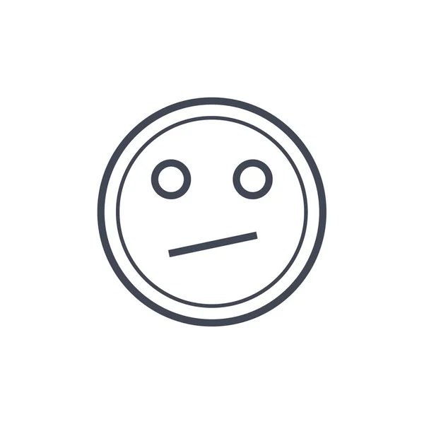Vectorillustratie Van Emoji Gezichtsuitdrukking Emotie Symbool — Stockvector