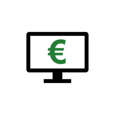 Avro vektör glifinin düz simgesi