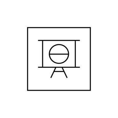 Çerçeve modern simgenin vektör illüstrasyonu     