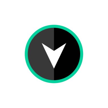 Basit ok tasarımı vektör çizimi