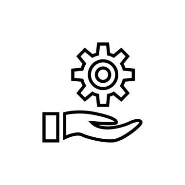 İnternet üzerinden iş ayarlama seçenekleri. simge vektör illüstrasyonu 