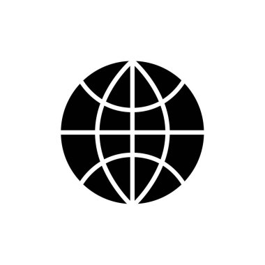 Küresel simge vektör illüstrasyonu