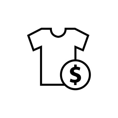 e-ticaret ve alışveriş ikonu konsept vektör çizimi  