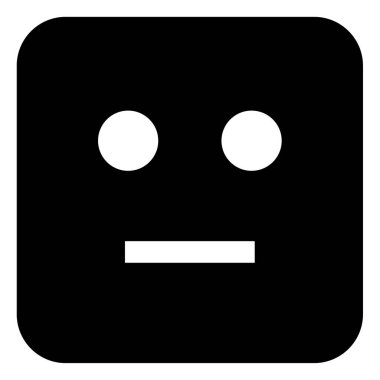 emoji, yüz ifadesi sembolü, simge simgesi, vektör illüstrasyonu