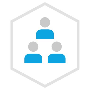 iş insanları simgesi vektör illüstrasyonu