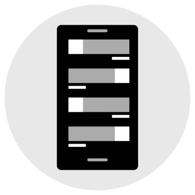 konuşma simge vektör çizim