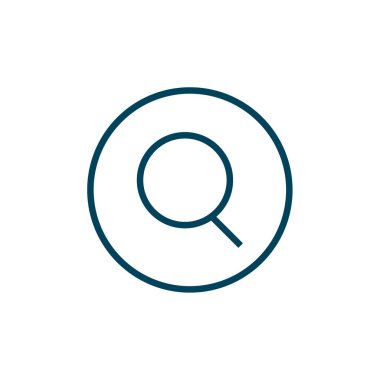 Arama simgesi vektör illüstrasyonu 