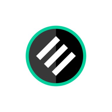 Şaşırmış şekilli yaratıcı soyut tasarım, vektör illüstrasyonu