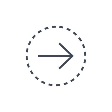 ok simgesi, vektör illüstrasyonu, düz tasarım  