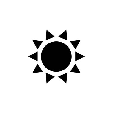 Güneş Simgesi Vektör illüstrasyonu