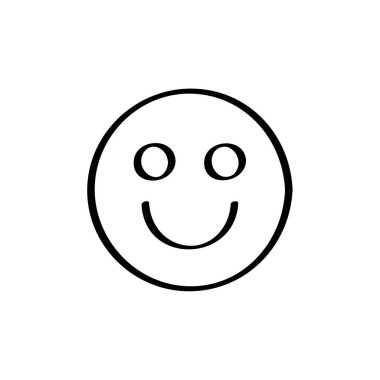 emoji simgesi vektör illüstrasyonu 