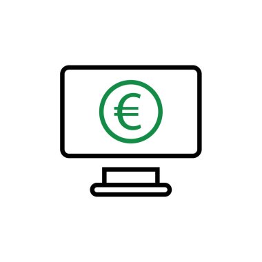 Avro vektör illüstrasyonu modern simgeyi imzaladı