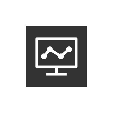 arkaplanda izole edilmiş grafik simgesi vektörü 