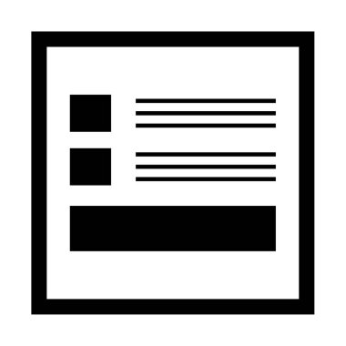 Kablolar modern simge, vektör illüstrasyonu