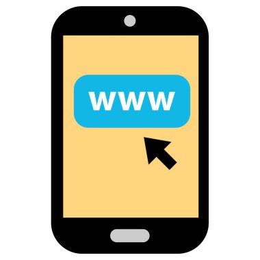 Tıklama ok simgesinin vektör çizimi 