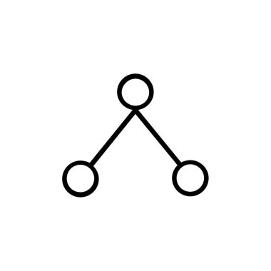 İnternet paylaşım simgesi, vektör illüstrasyonu basit tasarım