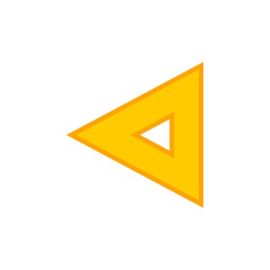 soyut üçgen vektör çizimi 